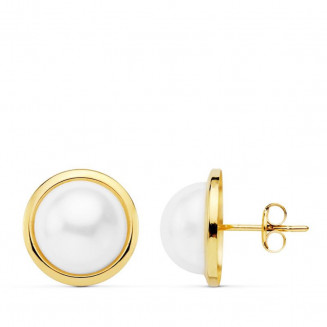 Pendientes oro perla – Magdalena