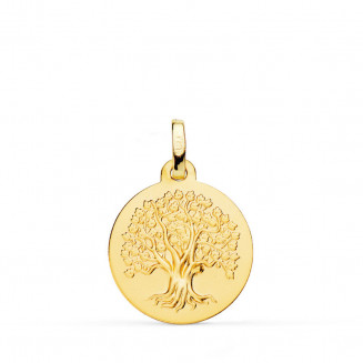 Medalla oro árbol de la vida