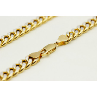 Cadena de Oro Diamantada 60 cm