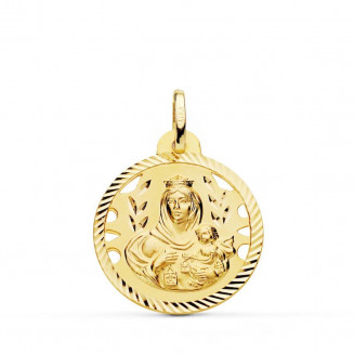 Medalla de Oro Virgen del Carmen 22mm