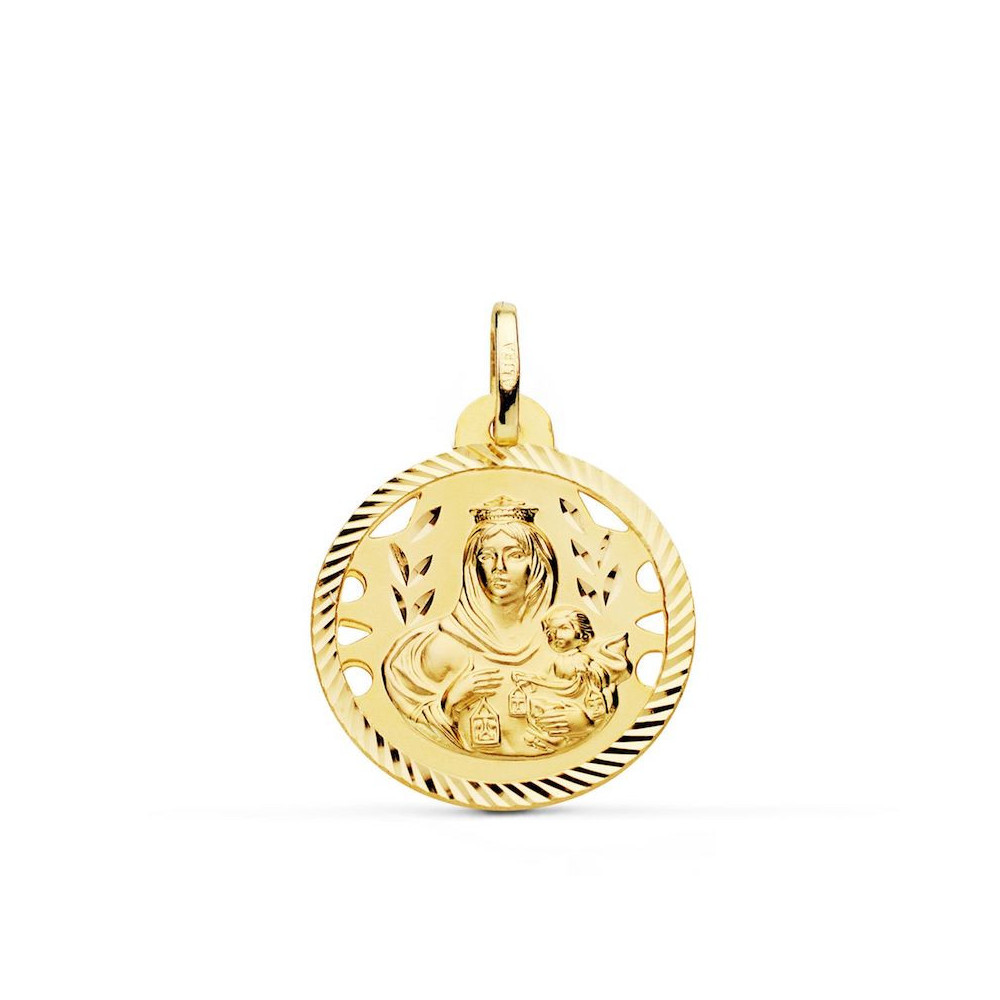 Medalla de Oro Virgen del Carmen 22mm