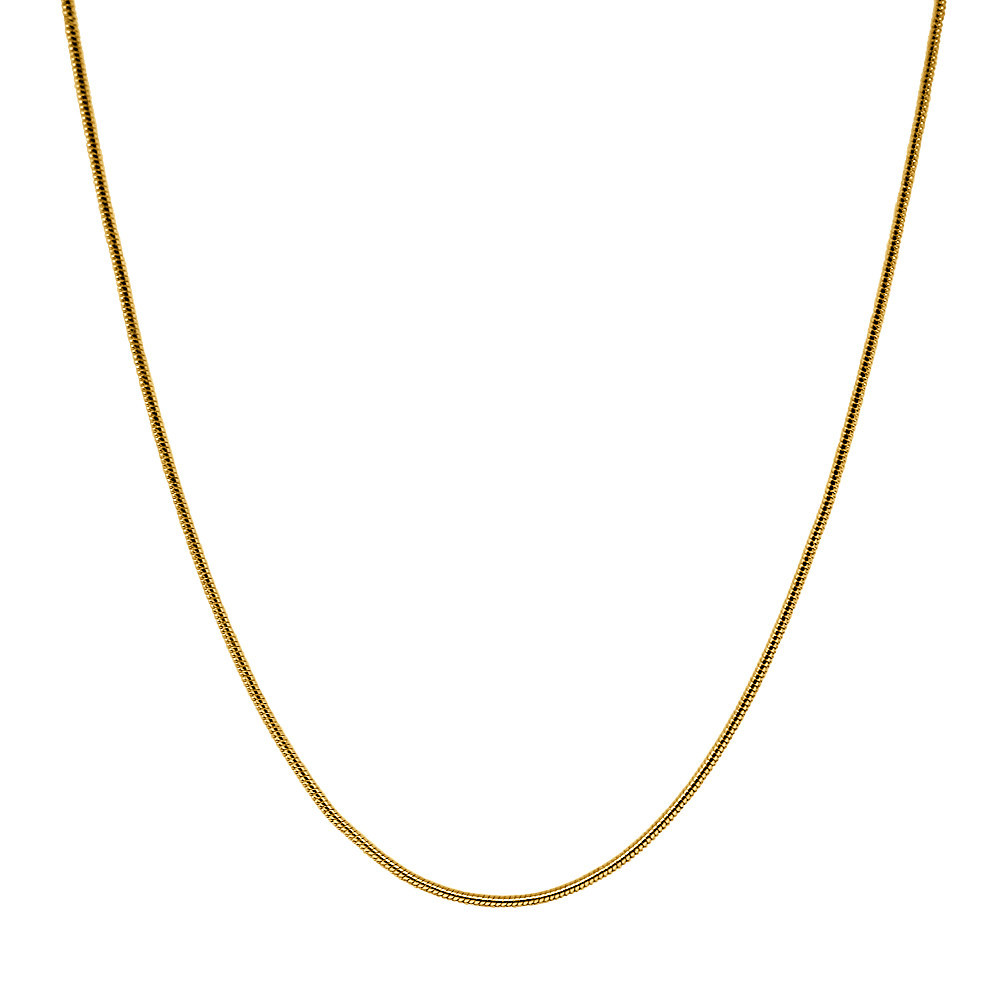 Cadena de oro cola de Ratón 40cm