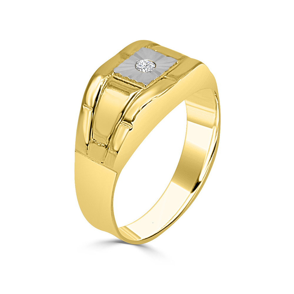 Sello de oro Circonio | Sello oro 18K | Dogma Design