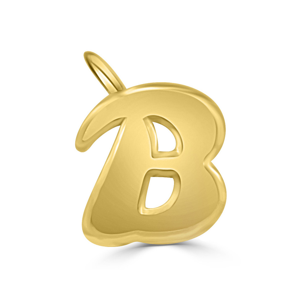 Colgante inicial oro – B