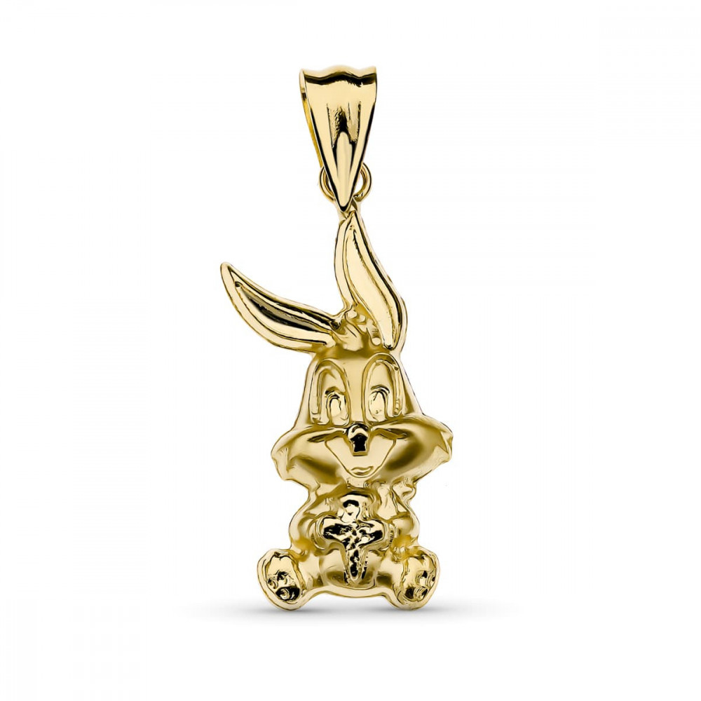 Colgante Oro Bugs Bunny 25 x 11 mm