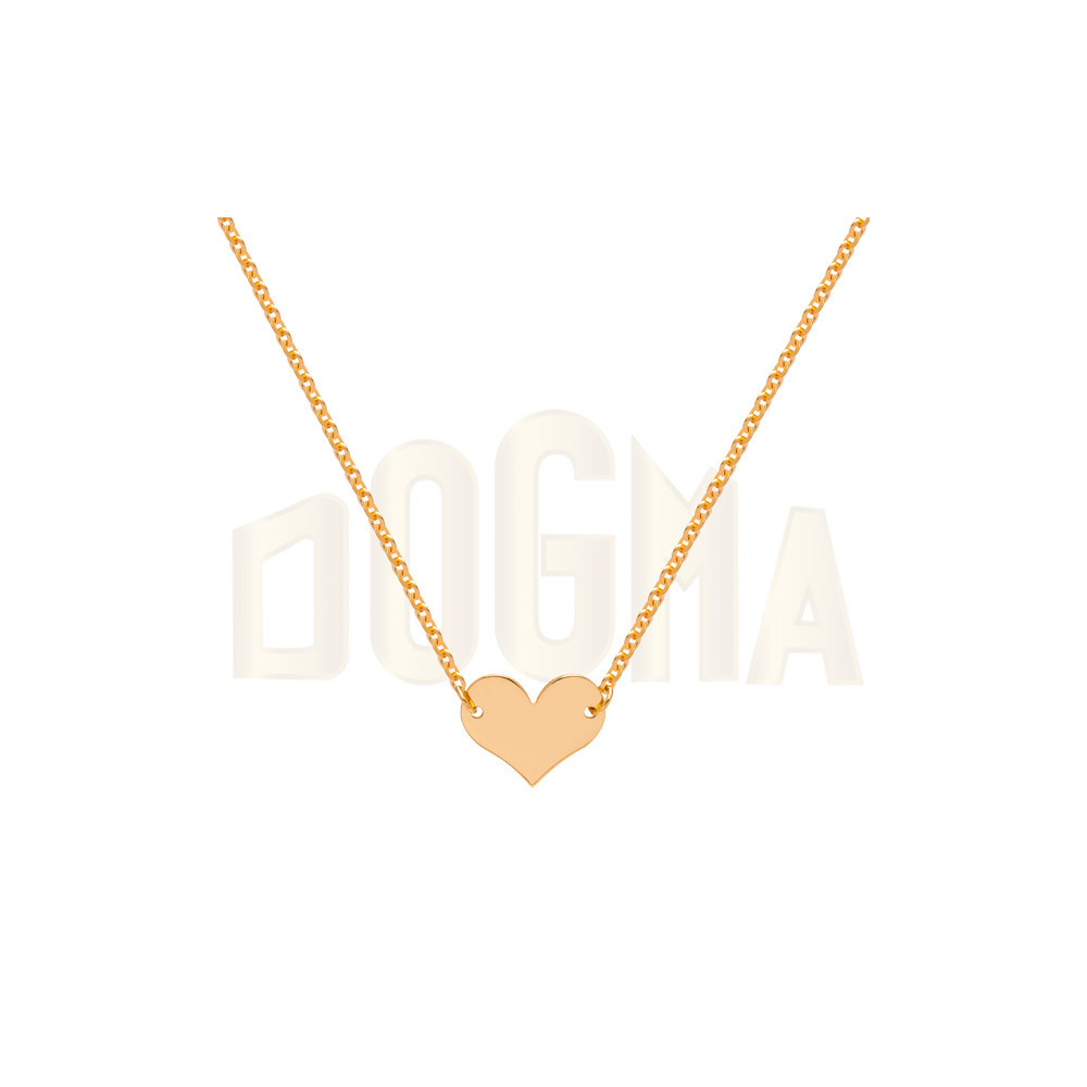 Gargantilla Oro Corazón 40 cm