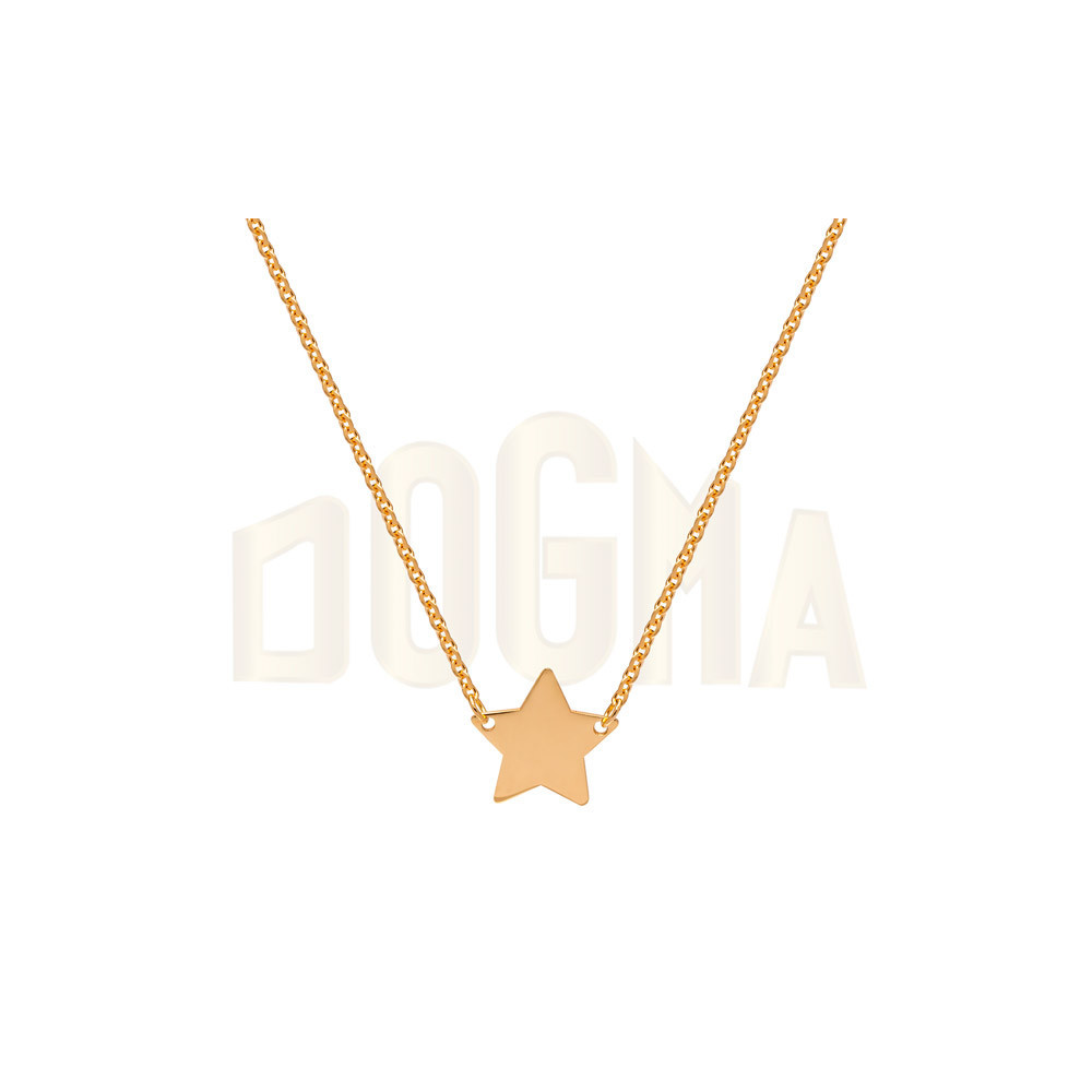 Gargantilla Oro Estrella 40 cm