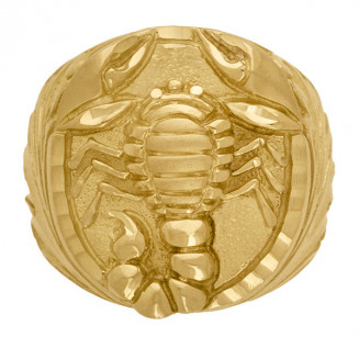 Sello de oro hombre – Escorpión