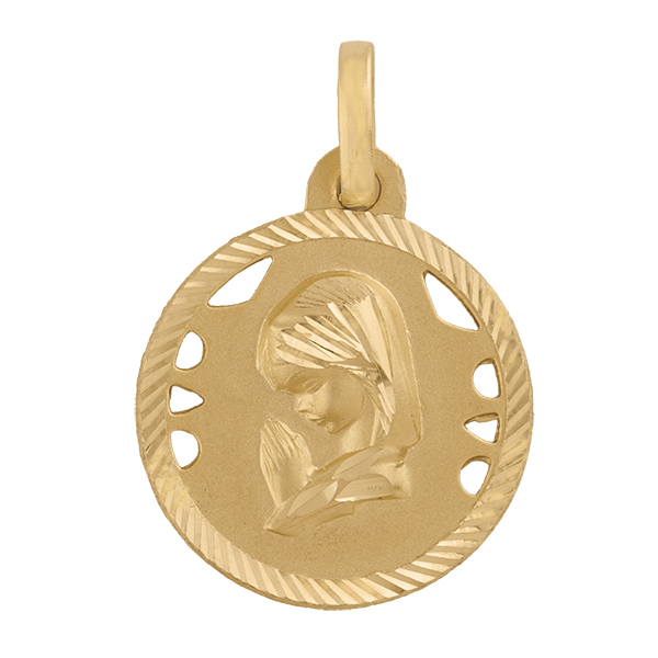 Medalla de oro Virgen niña